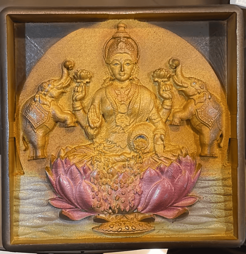 Goddess Laxmi Carved